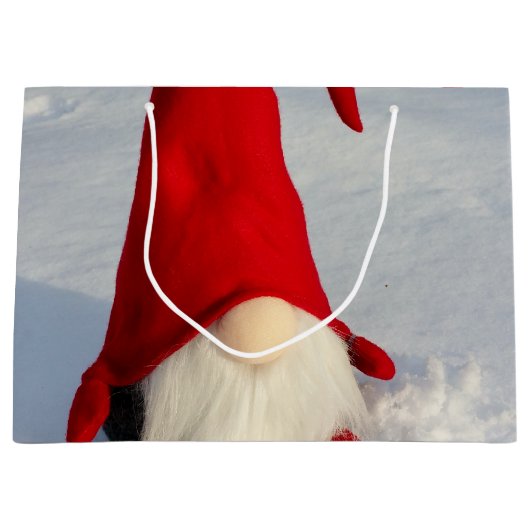 Scandinavische kerstkoepel large cadeautasje (Voorkant)