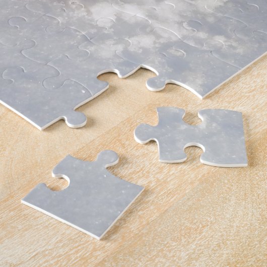 Scandinavische kerstkoepel legpuzzel (Zijkant)