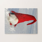 Scandinavische kerstkoepel legpuzzel (Horizontaal)