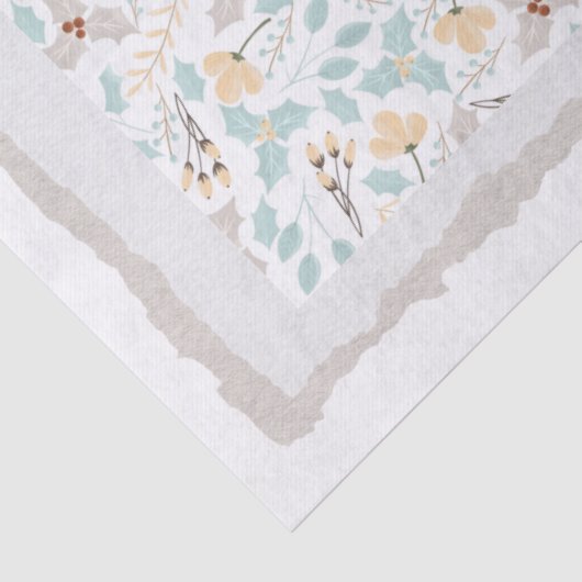 Scandinavische kerstkoepel - Moose - Bird Tissuepapier (Detail)