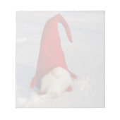 Scandinavische kerstkoepel notitieblok (Voorkant)