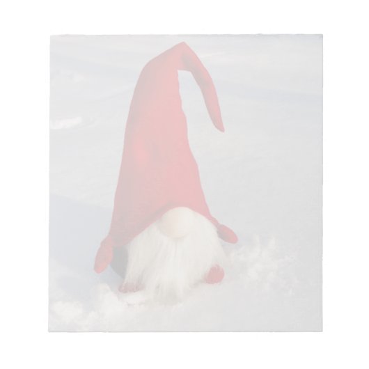 Scandinavische kerstkoepel notitieblok (Voorkant)