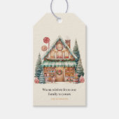 Scandinavische Kerstmagie Cadeaulabel (Voorkant)