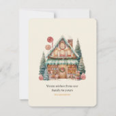 Scandinavische Kerstmagie Feestdagenkaart (Voorkant)