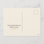 Scandinavische Kerstmagie Feestdagenkaart (Achterkant)