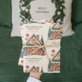 Scandinavische Kerstmagie Inpakpapier Vel