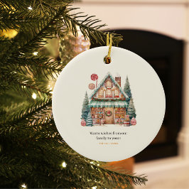 Scandinavische Kerstmagie Keramisch Ornament