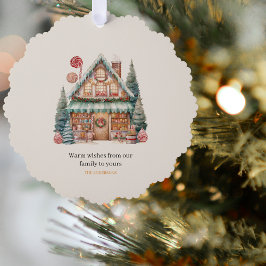 Scandinavische Kerstmagie Ornament Kaart