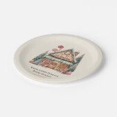 Scandinavische Kerstmagie Papieren Bordje (Gekanteld)