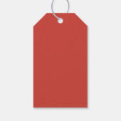 Scandinavische Kerstman Kerstboom Vakantie Cadeaulabel (Achterkant)