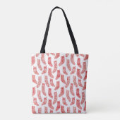 Scandinavische kerstmis tote bag (Achterkant)