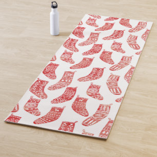 Scandinavische kerstmis yogamat
