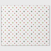 Scandinavische kerstpatronen van geometrische snee cadeaupapier (Vlak)