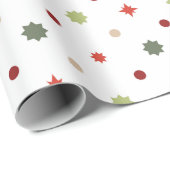 Scandinavische kerstpatronen van geometrische snee cadeaupapier (Rol Hoek)