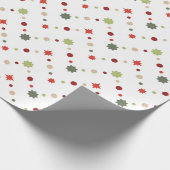 Scandinavische kerstpatronen van geometrische snee cadeaupapier (Hoek)