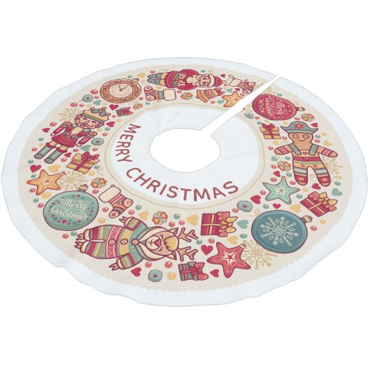 Scandinavische kerstsierbomen kerstboom rok (Gekanteld)