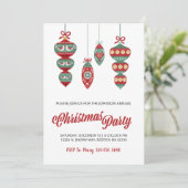 Scandinavische kerstsierfeestdag kaart (Staand voorkant)