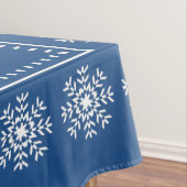 Scandinavische kerstsnowflake Aangepaste tekst Bla Tafelkleed (Voorbeeld)