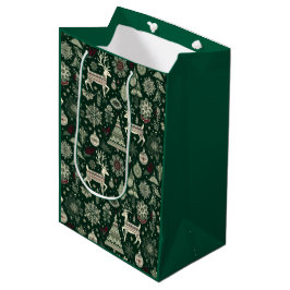 Scandinavische kersttijd medium cadeauzakje