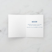 Scandinavische kerstvakantie kaart (Binnen)