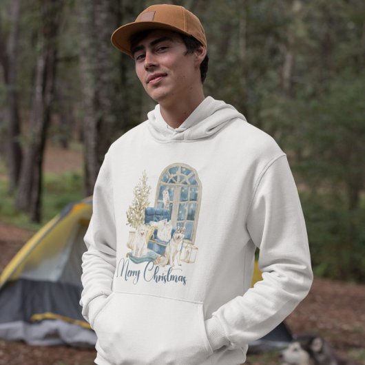 Scandinavische kerstvibes hoodie