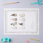 Scandinavische kerstwintergnomen tissuepapier (Craft)