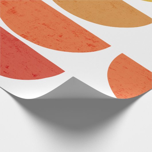 Scandinavische kunst uit de Mideeuw - zonnebalken Cadeaupapier (Hoek)