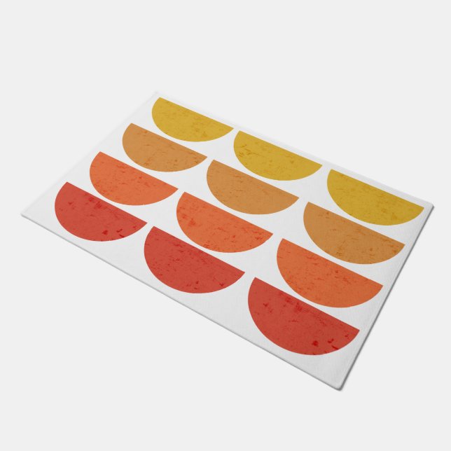 Scandinavische kunst uit de Mideeuw - zonnebalken Deurmat (Schuin)