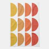 Scandinavische kunst uit de Mideeuw - zonnebalken Theedoek (Verticaal)