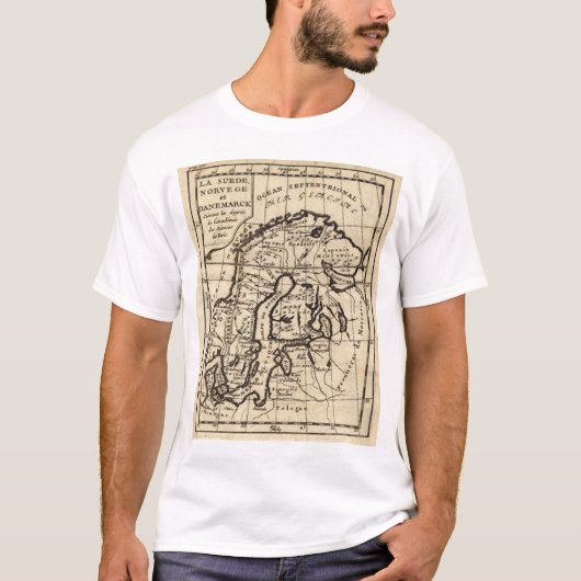 Scandinavische landen t-shirt (Voorkant)