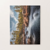 Scandinavische landschapsfoto legpuzzel (Verticaal)