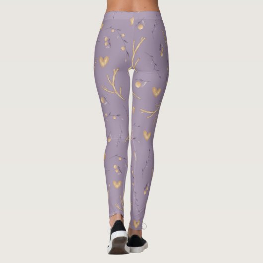 Scandinavische leggings van het winterpatroon (Achterkant)