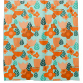 Scandinavische lente douchegordijn (Voorkant)