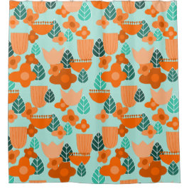 Scandinavische lente douchegordijn