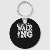 Scandinavische loopsport fitnesstraining sleutelhanger (Voorkant)