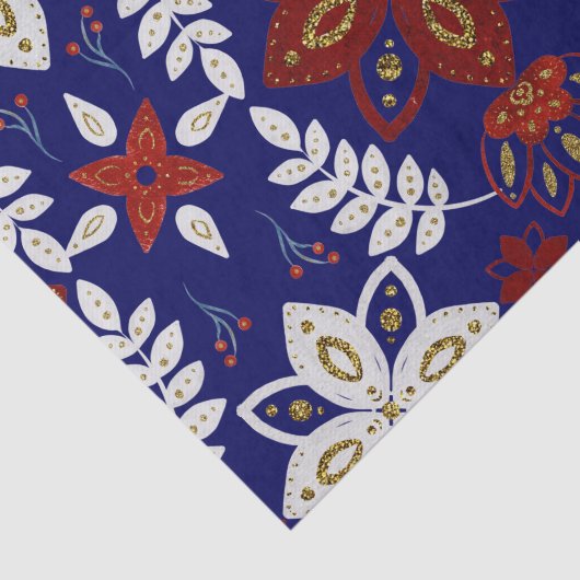 Scandinavische marinesector - Waterverf van leder Tissuepapier (Detail)