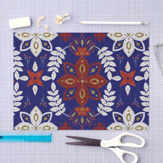 Scandinavische marinesector - Waterverf van leder Tissuepapier (Craft)