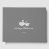 Scandinavische minimale genderneutraal Baby shower Gastenboek (Voorkant)