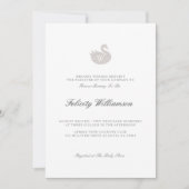 Scandinavische minimale genderneutraal Baby shower Kaart (Voorkant)