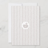 Scandinavische minimale genderneutraal Baby shower Kaart (Achterkant)