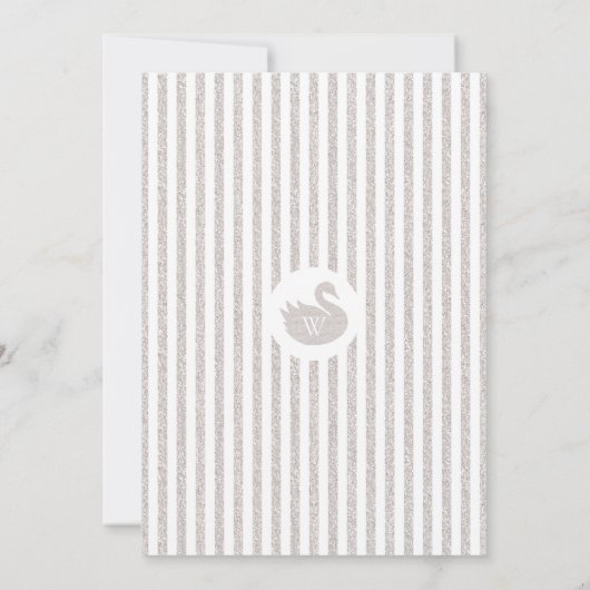 Scandinavische minimale genderneutraal Baby shower Kaart (Achterkant)