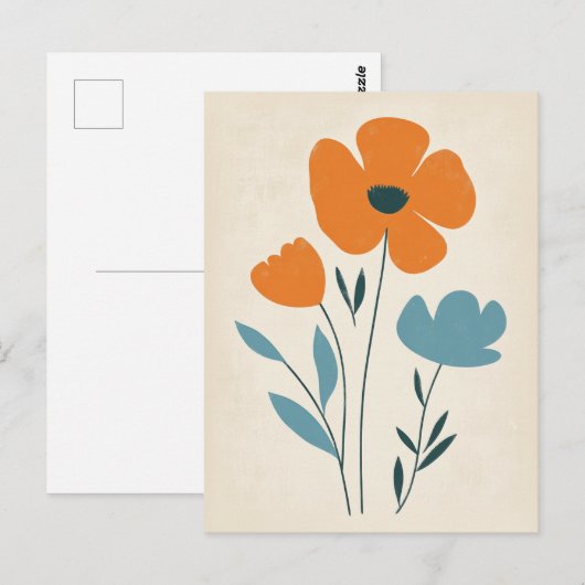 Scandinavische minimalist #162 briefkaart (Voorkant / Achterkant)