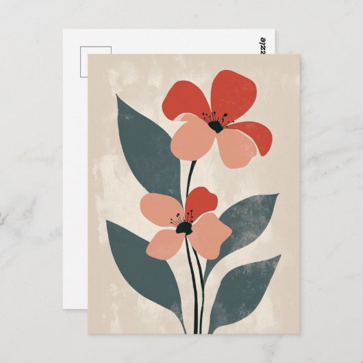 Scandinavische minimalist #172 briefkaart (Voorkant / Achterkant)