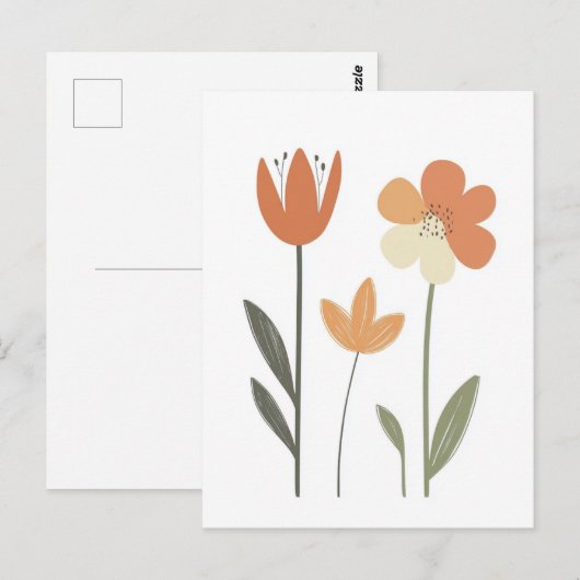 Scandinavische minimalist #173 briefkaart (Voorkant / Achterkant)