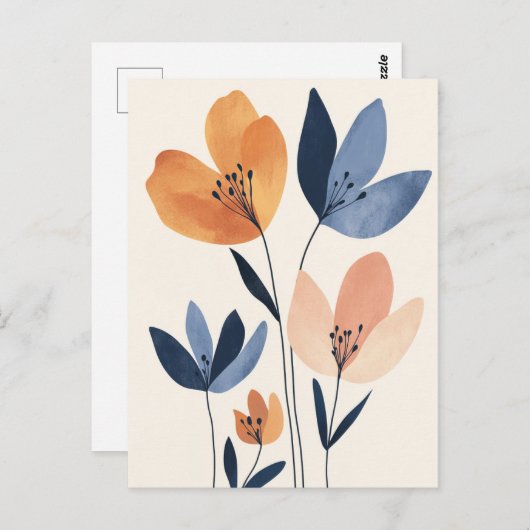 Scandinavische minimalist #175 briefkaart (Voorkant / Achterkant)