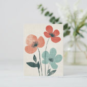 Scandinavische minimalist #176 briefkaart (Staand voorkant)