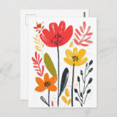 Scandinavische minimalist #182 briefkaart (Voorkant / Achterkant)