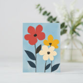 Scandinavische minimalistische #160 briefkaart (Staand voorkant)