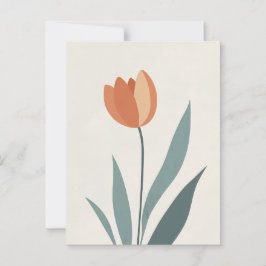 Scandinavische minimalistische #170 briefkaart