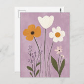 Scandinavische minimalistische #174 briefkaart (Voorkant / Achterkant)